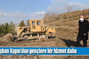 Başkan Aşgın’dan gençlere bir hizmet daha