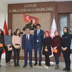 Gençlik Merkezlerinden Milli Eğitim Müdürü’ne ziyaret