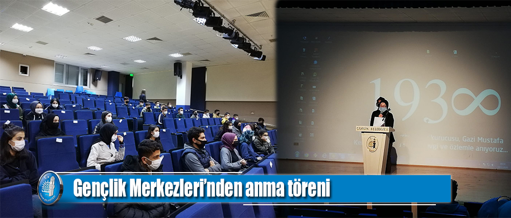 Gençlik Merkezleri’nden anma töreni