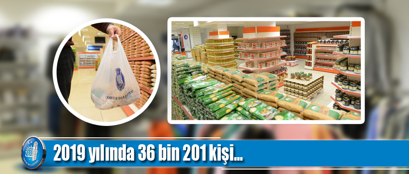 Belediye yardımları 2019 yılında 36 bin 201 kişiye ulaştı