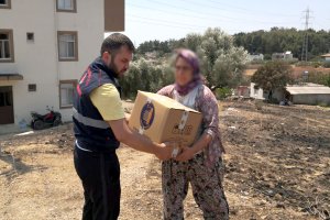 Belediyemiz ekipleri yangın bölgesinde