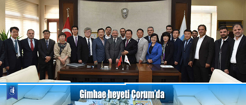 Gimhae heyeti Çorum’da