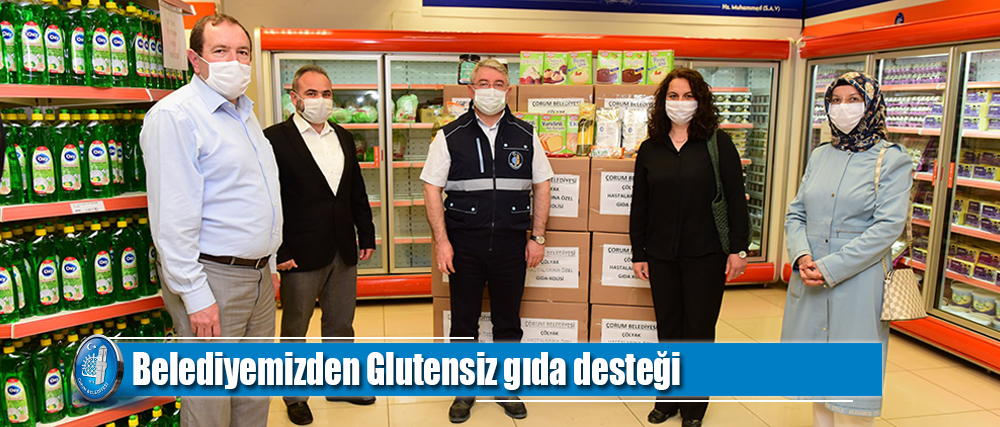 Belediyemizden Glutensiz gıda desteği