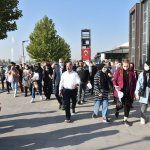 Başkan Aşgın, üniversiteli gençlerle kahvaltıda bir araya geldi