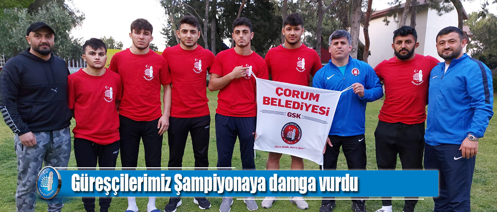 Güreşçilerimiz Şampiyonaya damga vurdu
