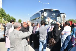 Başkan Aşgın Hacı Adaylarını Uğurladı