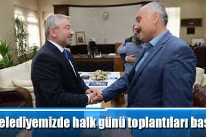 Belediyemizde halk günü toplantıları başladı