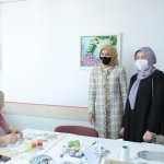 Azime Çiftçi ve Feyza Aşgın’dan Halk Eğitim’e ziyaret