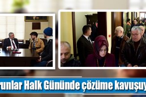 Sorunlar Halk Gününde çözüme kavuşuyor