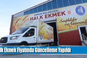 Halk Ekmek Fiyatında Güncelleme Yapıldı