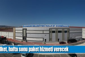 Halket, hafta sonu paket hizmeti verecek