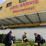 Belediyemiz, sağlık çalışanlarına baharı getirdi