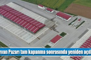 Hayvan Pazarı tam kapanma sonrasında yeniden açılıyor