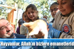 “Hayvanlar, Allah’ın bizlere emanetleridir”