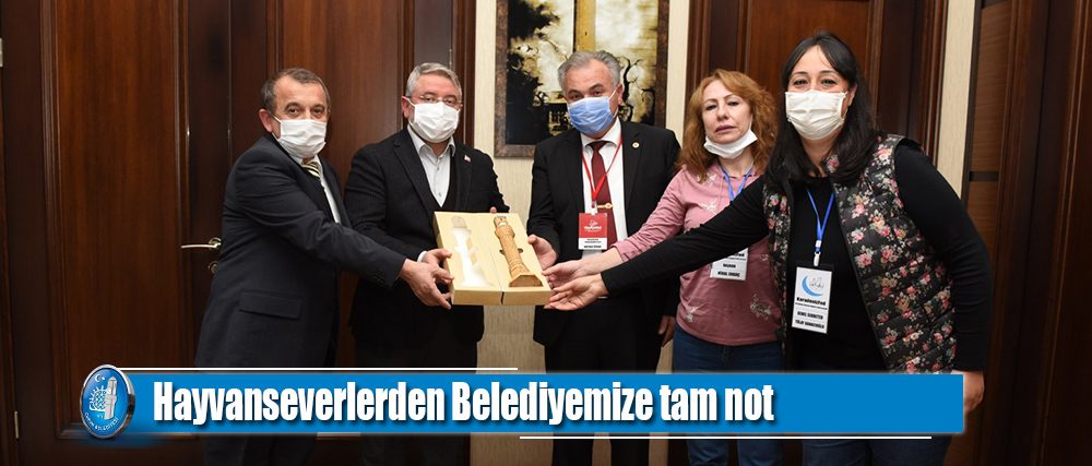 Hayvanseverlerden Belediyemize tam not