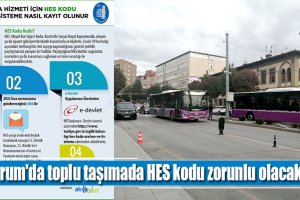 Çorum'da toplu taşımada HES kodu zorunlu olacak