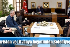 Macaristan ve Litvanya heyetinden Belediyeye ziyaret