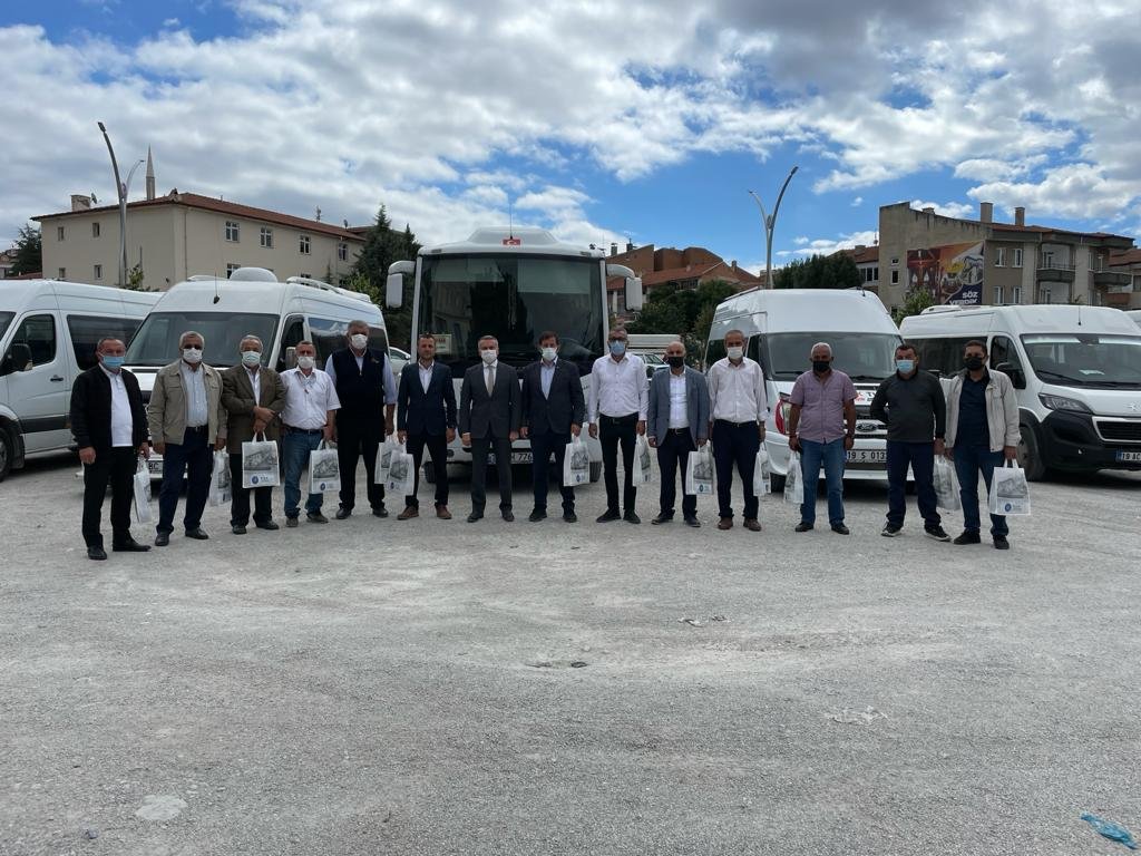 Servis şoförlerine hijyen seti