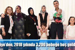 Belediye’den, 2018 yılında 3.200 bebeğe hoş geldin ziyareti
