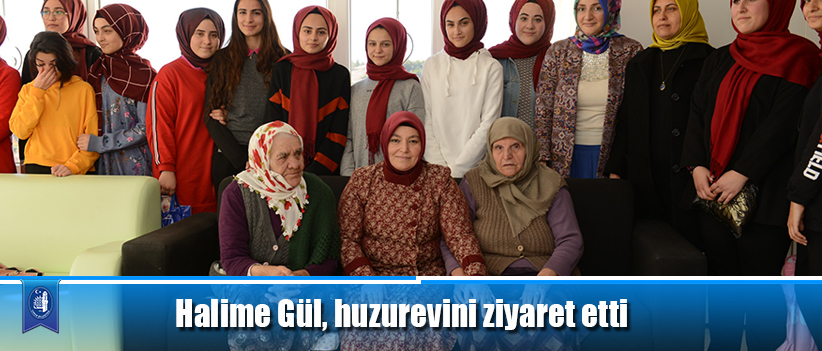 Halime Gül, huzurevini ziyaret etti