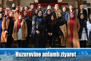 Huzurevine anlamlı ziyaret
