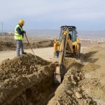 Belediyemizden Barışkent’te içme suyu hat çalışması