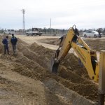 Belediyemizden Barışkent’te içme suyu hat çalışması