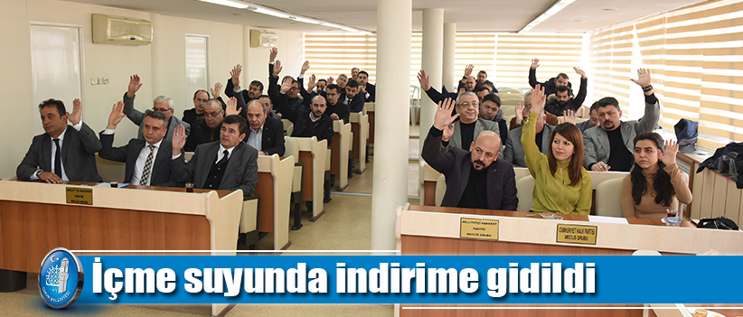 İçme suyuna indirim