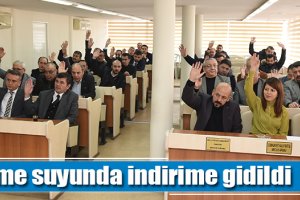 İçme suyuna indirim