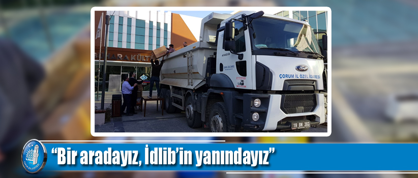 İdlib'e yardım kamyonu yola çıktı