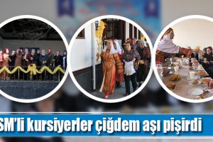 KKSM’li kursiyerler çiğdem aşı pişirdi