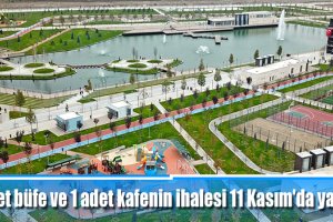 4 adet büfe ve 1 adet kafenin ihalesi 11 Kasım'da yapılacak