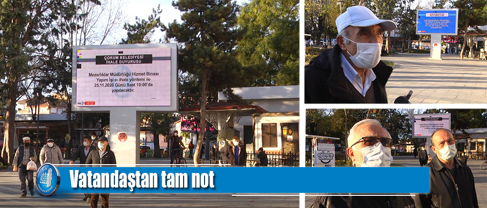 Vatandaştan tam not