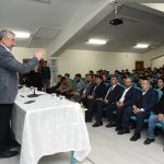 Vali Çiftçi ve Başkan Aşgın, gençlerle bir araya geldi