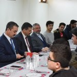 Vali Çiftçi ve Başkan Aşgın, gençlerle bir araya geldi