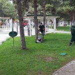 Çim biçme çalışmaları aralıksız devam ediyor