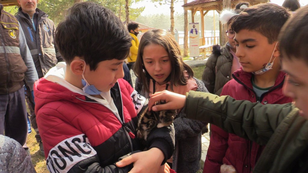Öğrenciler Hayvan Dostlarıyla Buluştu