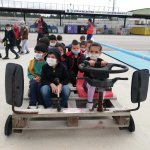 Minik öğrenciler, 1. Sınıf Atık Getirme Merkezini Gezdi