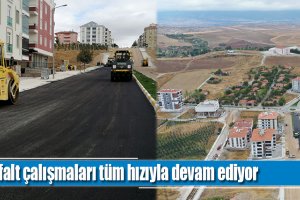 Asfalt çalışmaları tüm hızıyla devam ediyor