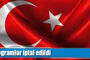 Belediyemiz iki programı iptal etti