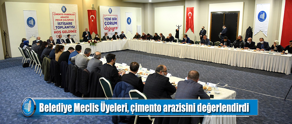 Belediye Meclis Üyeleri, çimento arazisini değerlendirdi