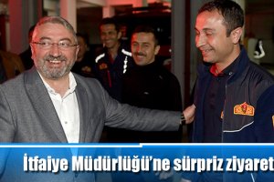 İtfaiye Müdürlüğü’ne sürpriz ziyaret