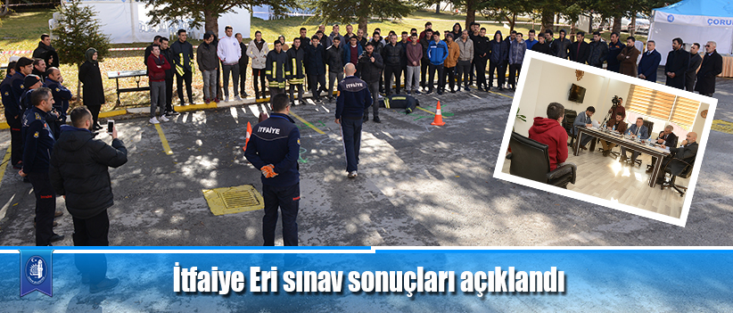 İtfaiye Eri Sınav sonuçları açıklandı