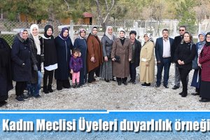 Kadın Meclisi Üyeleri duyarlılık örneği