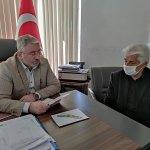 Başkan Aşgın, Kale Muhtarı Ali Şahin’i ziyaret etti
