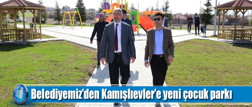 Belediyemiz’den Kamışlıevler’e yeni çocuk parkı