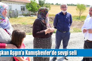 Başkan Aşgın’a Kamışlıevler’de sevgi seli
