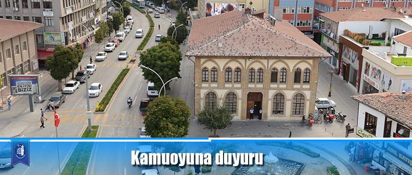 Kamuoyuna duyuru