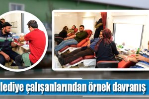 Belediye Personeli Kan Verdi