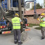 Kanalizasyon hatları rutin olarak temizleniyor